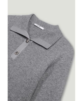 Women's Polo Knit Sweater