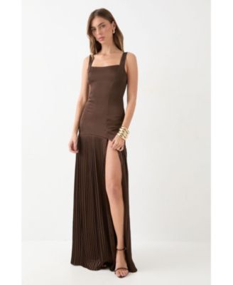 Women's Premium Pleated Skirt Bridesmaid Dress