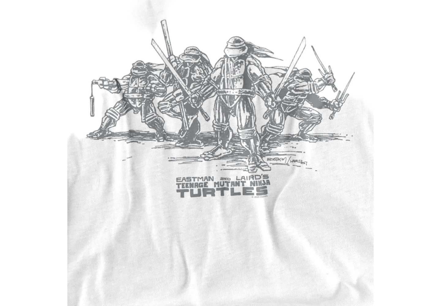 Мужская футболка Teenage Mutant Ninja Turtles Tonal Group, цвет: Белый — фото 2