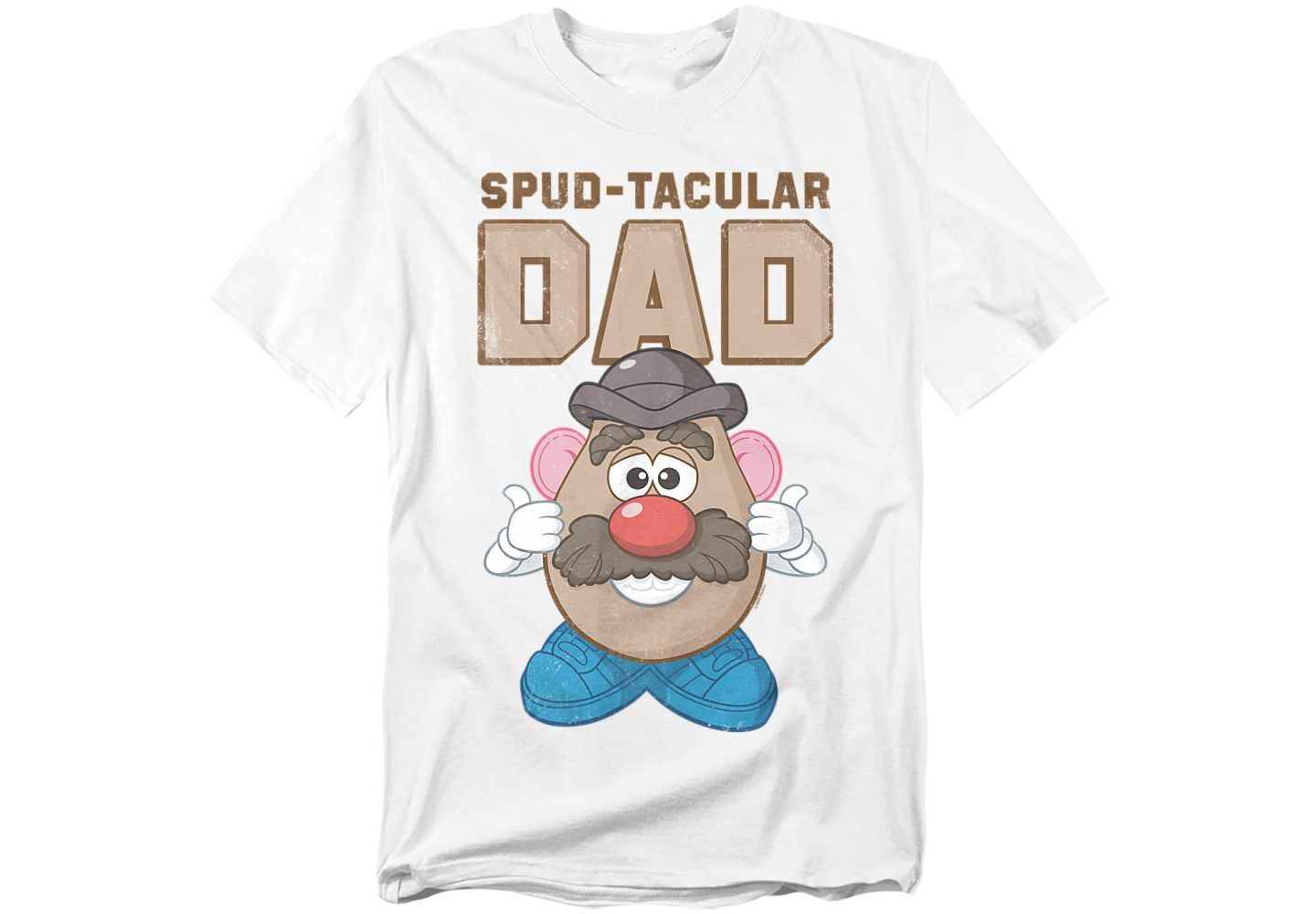 Мужская футболка D&D Mr. Potato Head Father's Day Spudtacular Dad, цвет: Белый — фото 1