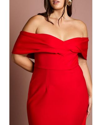 Women's Bardot Ponte Midi Dress