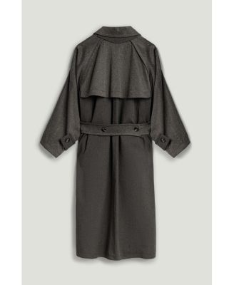Women's Single-Breasted Trench Coat