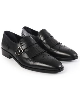 Men's Monk Strap Tassel Wingtip Dress Shoes