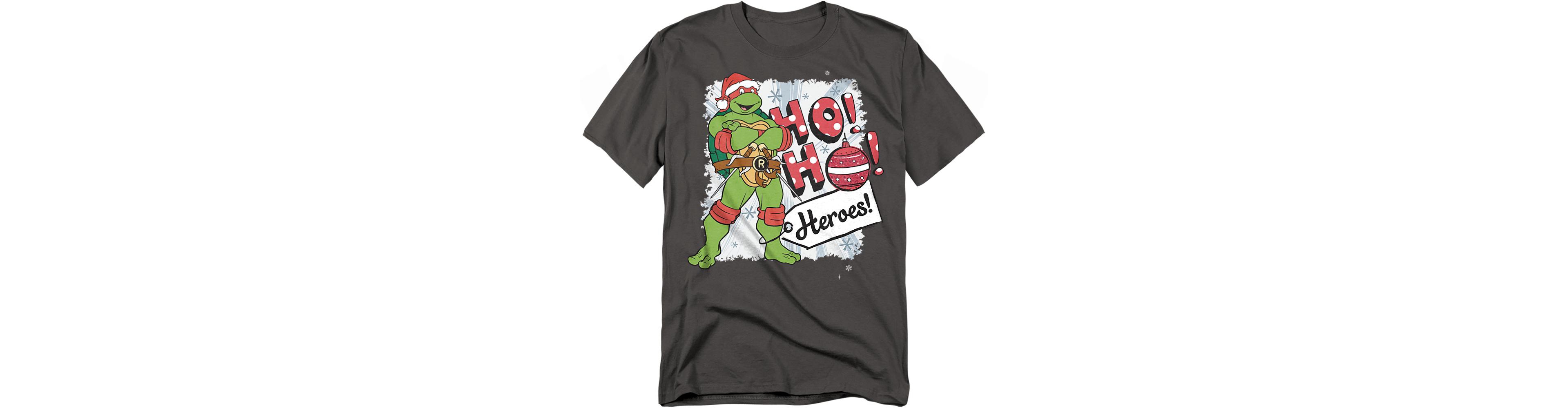 Teenage Mutant Ninja Turtles Men's Raphael Heroes Christmas T-Shirt