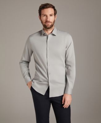 Men's Sateen Slim-Fit Dress Shirt