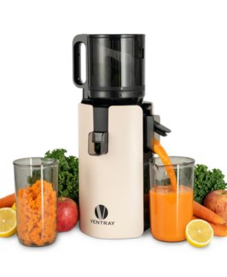 Cold Press Juicer, 4.7" Large Feed Chute Masticating Juicer with Extended Extraction Tech for Fruits & Vegetables