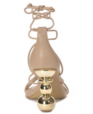 Women's Anders Lace-Up Ball Heel Sandals