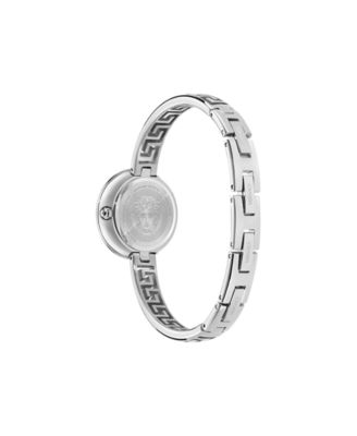 Women's Medusa Eclipse Silver Stainless Steel Bracelet Watch, 28mm