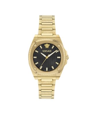 Women's Greca Pulse IP Yellow Gold Bracelet Watch, 36mm