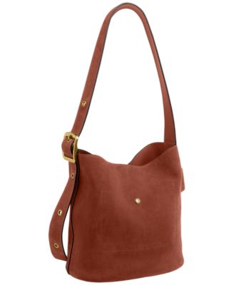 Bleecker Medium Suede Bucket Bag