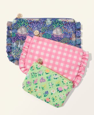Flower Show 3-Pc. Assorted Zippered Pouches Set
