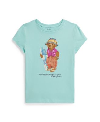 Girls' 7-16 Polo Bear Cotton Jersey T-Shirt