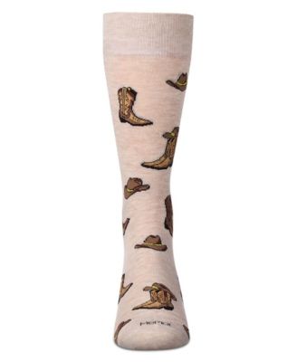 Men's Cowboy Boots Crew Socks