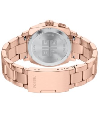 Men's Machine Big Tic Rose Gold-Tone Stainless Steel Watch, 41mm