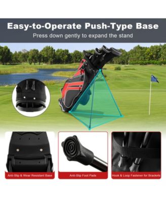 Lightweight Golf Stand Cart Bag with Shoulder Strap, Portable Carry Design