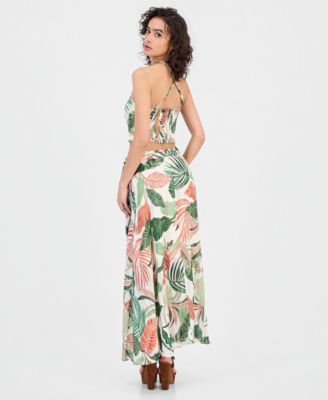 Women's New Romana Printed Maxi Skirt
