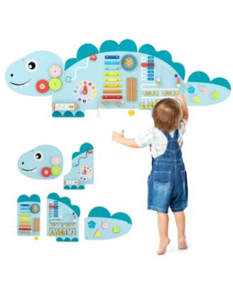 11-in-1 Dinosaur Activity Wall Busy Board Panels