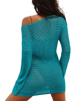 Women's Perfect Tan Lines Cover-Up Mini Beach Dress