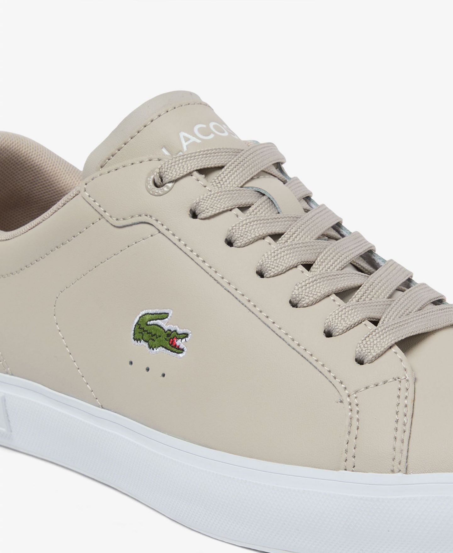 Мужские кроссовки Lacoste Carnaby Set, цвет: Бежевый / Белый — фото 8