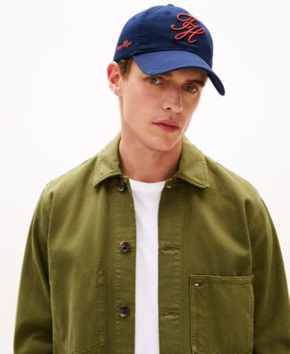 Men's Script Soft Six Panel Embroidered Logo Cap