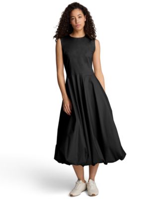 Women's Bubble Hem Midi Dress