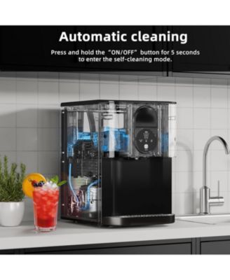 Portable Nugget Ice Maker, 44 lbs/Day, Self-Dispensing