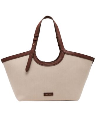 Tapered East West Medium Tote Bag