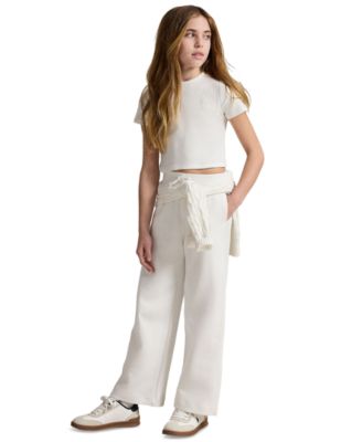 Girls' 7-16 Ribbed Boxy T-Shirt