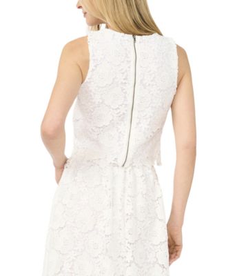 Women's Lace Crew Neck Top