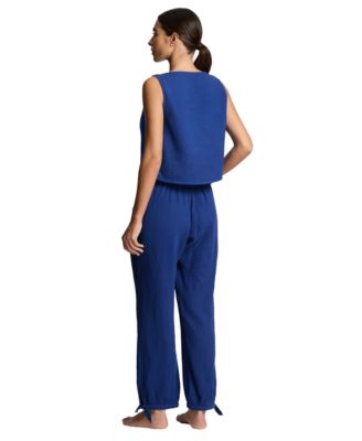 Women's Top & Pants Cover-Up Swim, 2-Piece Set