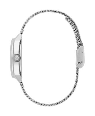 Women's OB Classic Bee Silver Tone Stainless Steel Mesh Bracelet Watch, 29.8mm