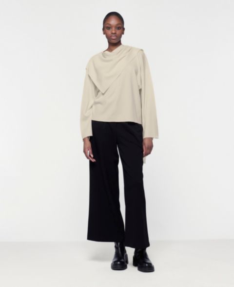 Женские брюки Leem Wide-Leg, цвет: Чёрный