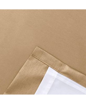 Luna Faux-Silk Rod Pocket/Back Tab Tailored Pairs - 100x96"