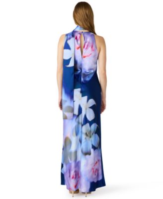 Juniors' Jaidan Halter Neck Maxi Dress