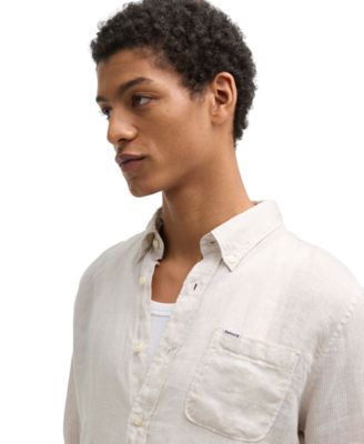 Men's Linton Linen Tailored Shirt