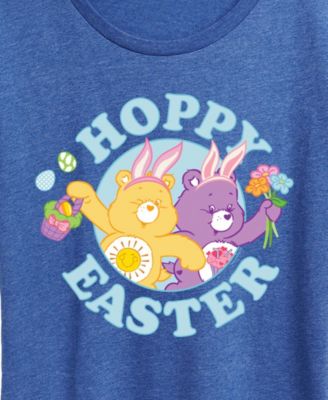 Plus Size Care Bears Hoppy Easter Short-Sleeve Graphic T-Shirt