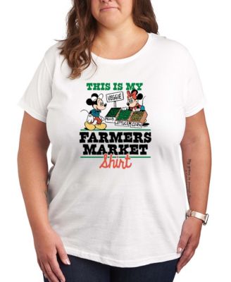 Plus Size Disney This Is My Farmers Market Shirt Short-Sleeve Graphic T-Shirt