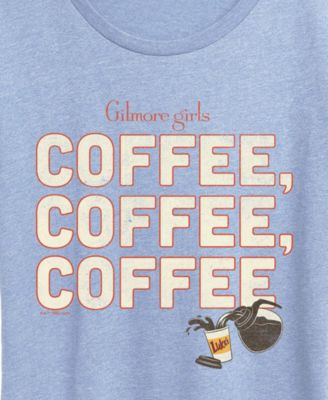 Plus Size Gilmore Girls And Coffee Short-Sleeve Graphic T-Shirt