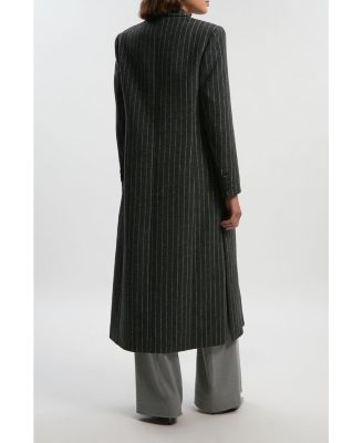 Women's Double Breasted Tailored Maxi Coat