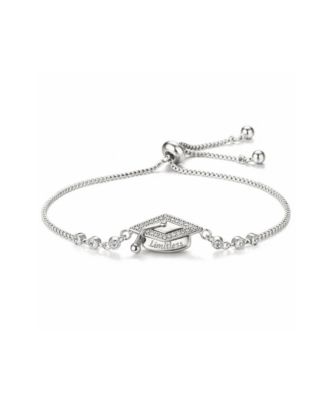 Limitless Graduation Cap Adjustable Pave Bracelet
