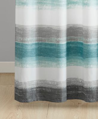 Saben Stripe Print Shower Curtain, 72" x 72"