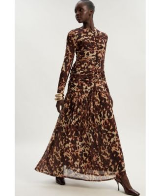 Women's Sculpted Ruched Maxi Dress