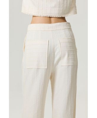 Women's Ruffle Trim Detailed Pants