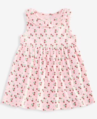 Baby Girls' 0M-24M Strawberry-Print Dress