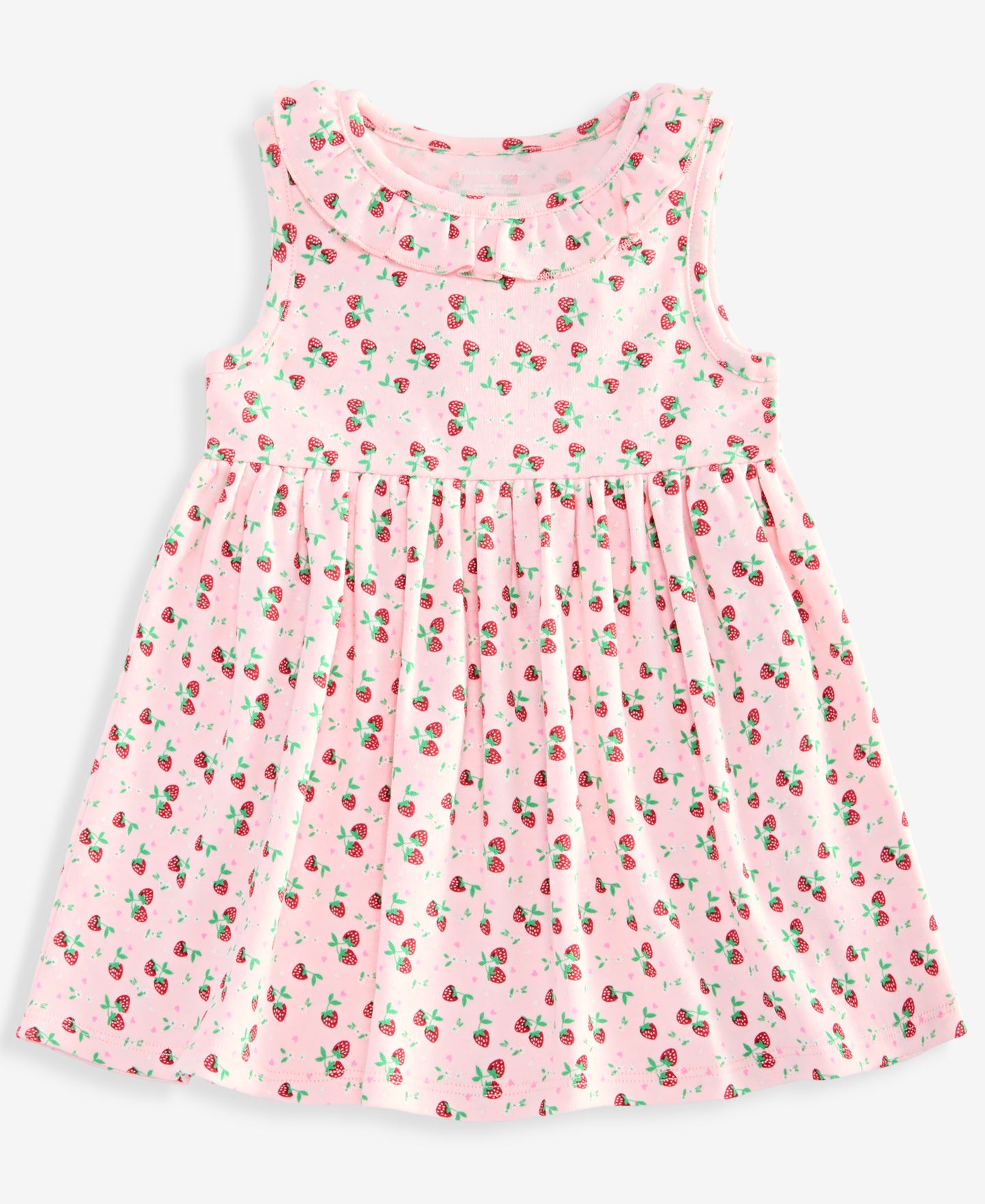 Платье First Impressions Strawberry-Print Dress для девочек-малышей — фото 1