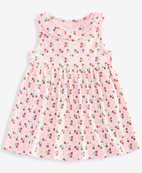 Платье First Impressions Strawberry-Print Dress для девочек-малышей
