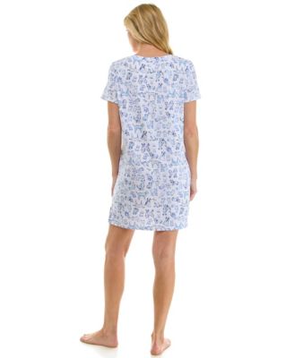 Women's Relaxed Short-Sleeve Sleep Shirt