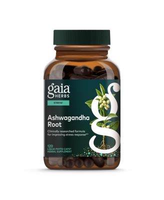 Ashwagandha Root - Supports Balanced Energy Levels & Positive Outlook - 120 Liquid Phyto-Caps (60 Servings)