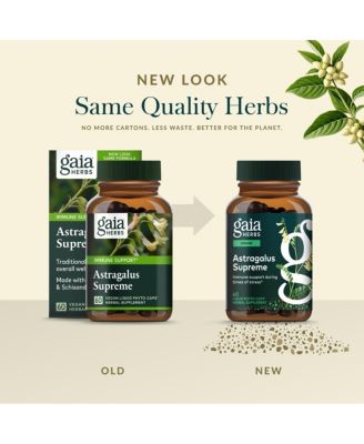 Astragalus Supreme - Immune & Antioxidant Support - Herbal Supplement with Astragalus Root - 60 Liquid Phyto-Caps (30 Servings)