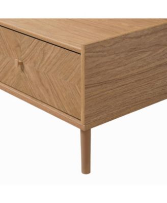 Summer Oak Manufactured Wood 2 Drawer Coffee Table